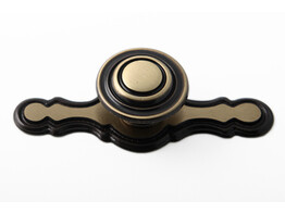 BOUTON / ROSETTE 96 X 32mm ZAMAC / BRONZE.