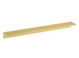 HOEKGREEP ALU BRUSHED GOLD 300 42 2 25mm CC 140mm