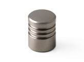 BOUTON LAITON / TEINTE INOX 32mm / 25mm.