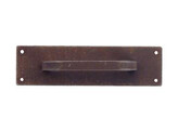   --01.1894.27-- GREEP  FERRO  MET ACHTERPLAAT 110X30MM