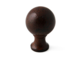 KNOP WARWICK ROND 28mm ROEST