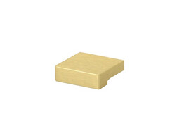 BOUTON  MOKA  16 MM ALU / BRUSHED GOLD 32X30X10 MM