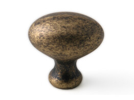 BOUTON OVALE 35mm BRONZE ANTIQUE