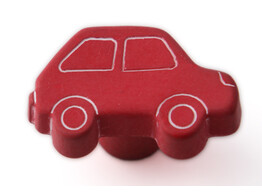 BOUTON VOITURE ROUGE