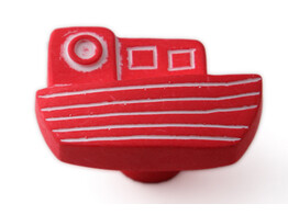 BOUTON BATEAU ROUGE