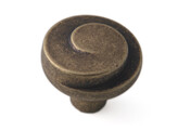 BOUTON O30MM ZAMAC/BRONZE ANTIQUE