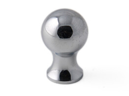 BOUTON  18mm ZAMAC / CHROME BRILLANT.