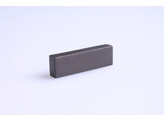 POIGNEE RECTANGLE  PICCOLO  BRONZE FONCE 8X15X50 MM