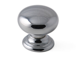 BOUTON ZAMAC / CHROME PIED FIXE