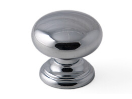 BOUTON ZAMAC / CHROME PIED FIXE