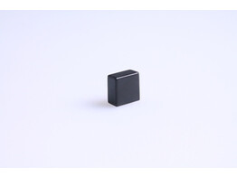 BOUTON RECTANGLE  PICCOLO  LAITON/NOIR MAT