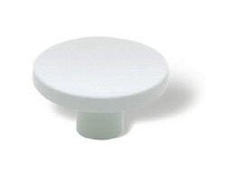 BOUTON PVC 40MM BLANC