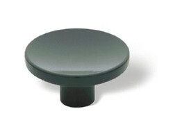 BOUTON PVC 40MM NOIR/BRUN