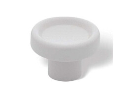 BOUTON PVC 28MM BLANC