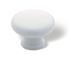 BOUTON 40mm PVC/ BLANC