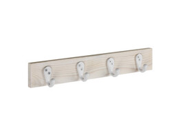 PLANCHE A PORTE-MANTEAU RETRO BLANC 400 65 50 MM