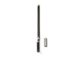 PORTE-MANTEAU 9mm LAITON / TEINTE INOX.