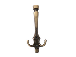 PORTE-MANTEAU DOUBLE ZAMAC / BRONZE.