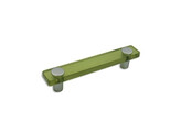 POIGNEE 96MM VERT-OLIVE/PVC TEINT ALUMINIUM