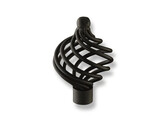 KNOP  CAGE  40MM ZWART