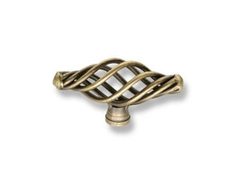 BOUTON-T  CAGE  TEINTE DE BRONZE