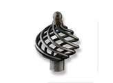 BOUTON CAGE 40mm TEINTE FER ANTIQUE