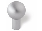 ALUMINIUM KNOP 16MM BOLVORM