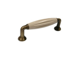 POIGNEE 96MM BRONZE ANTIQUE/BEIGE