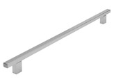 POIGNEE-T CARRE ALU/CHROME 320mm fin de serie