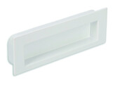 CUVETTE RECTANGLE BLANC 112 38 13 MM