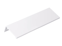 POIGNEE ANGLE ALU / BLANC MAT 145 MM