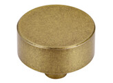 KNOP ALU ROND O 33MM VINTAGE GOLD