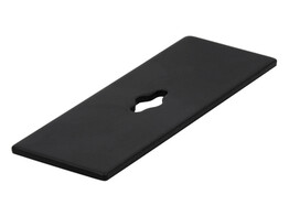 PLAQUE NOIR POUR BOUTON 72 MM